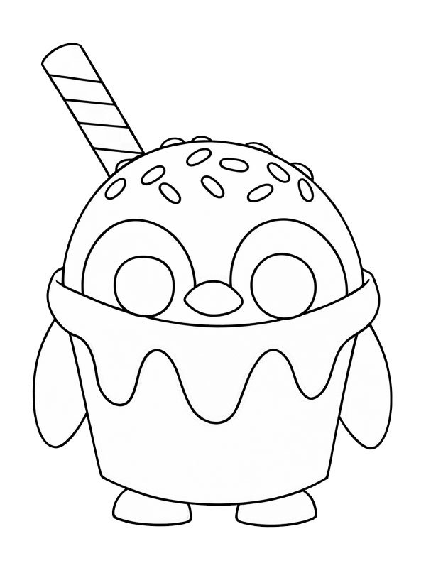 Vanilla Penguin (Adopt Me!) Målarbild Vanilla Penguin (Adopt Me!) Målarbild