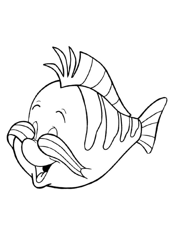 Fisken Blunder Målarbild Fisken Blunder Målarbild