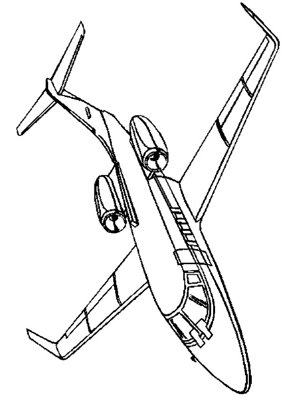 Flygplan Målarbild