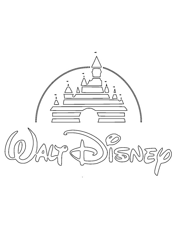 Walt Disney logga Målarbild