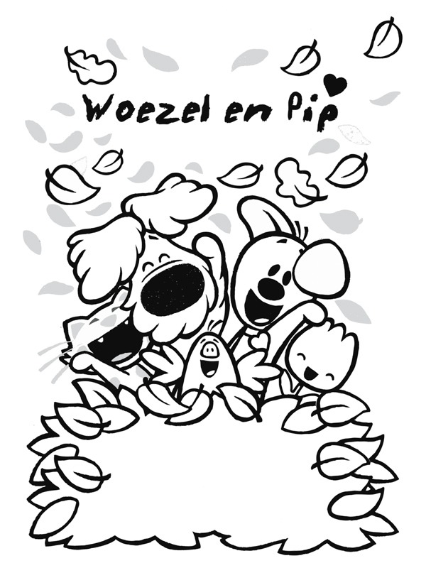 Woozle och Pip Målarbild
