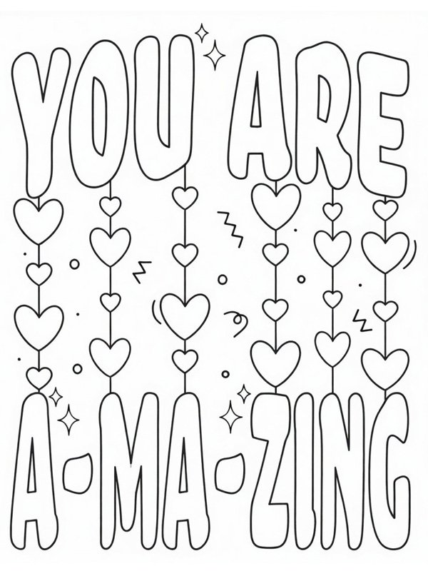 You Are Amazing Målarbild
